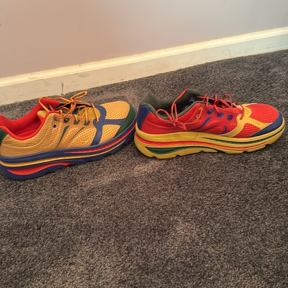 HOKA ONE ONE Men's X EG Bondi B Running Sneaker Shoes, Multicolor men’s size 11 - Picture 6 of 7